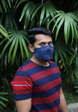 Laser Printed  Denim Mask