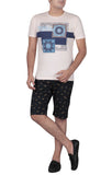 Men's Bandanna Printed Tee Shirt