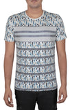 Mens' Ikat Printed Tee Shirt