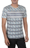 Mens' Ikat Printed Tee Shirt