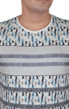 Mens' Ikat Printed Tee Shirt