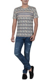 Mens' Ikat Printed Tee Shirt