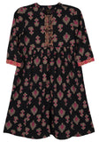 Printed With Embroidered Girl's Ethnic Trail (2-5 Years)