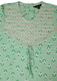Printed With Embroidered Girl's Ethnic Frock (2-5 Years)