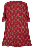 Printed With Embroidered Girl's Ethnic Trail (6-9 Years)