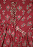 Printed With Embroidered Girl's Ethnic Trail (6-9 Years)