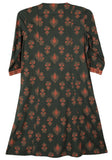 Printed With Embroidered Girl's Ethnic Trail (2-5 Years)