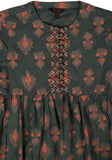 Printed With Embroidered Girl's Ethnic Trail (2-5 Years)