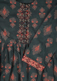 Printed With Embroidered Girl's Ethnic Trail (2-5 Years)