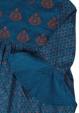 Allover Printed With Embroidered Ethnic Frock (2-5 Years)