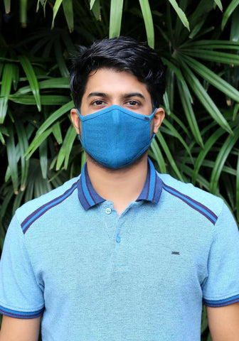 Printed Knit Fashion Mask