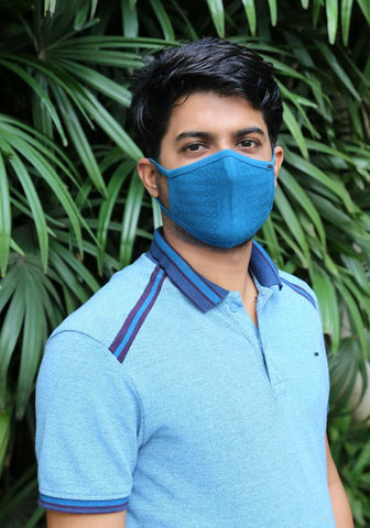 Printed Knit Fashion Mask
