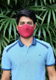 Printed Knit Fashion Mask
