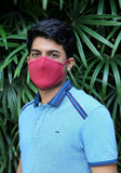 Printed Knit Fashion Mask