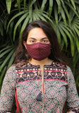 Printed Knit Fashion Mask
