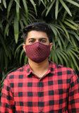 Printed Knit Fashion Mask