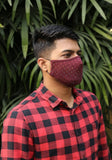 Printed Knit Fashion Mask