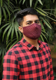 Printed Knit Fashion Mask