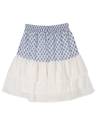 Placement Printed Mid Length Skirt (6-9)