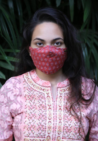 Printed Woven Fashion Mask