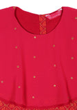 Allover Printed With Embroidered Princess Top (2-5 Years Old)