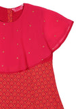 Allover Printed With Embroidered Princess Top (2-5 Years Old)