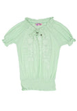 Junior Girls' Puff Printed Crop Top (10-15 Years Old)