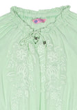 Junior Girls' Puff Printed Crop Top (10-15 Years Old)