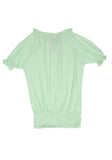 Junior Girls' Puff Printed Crop Top (10-15 Years Old)