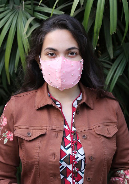 Embroidered Luxury Fashion Mask