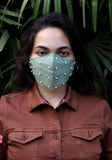 Embroidered Luxury Fashion Mask