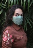 Embroidered Luxury Fashion Mask