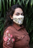 Embroidered Woven Fashion Mask