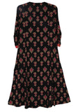 Printed With Embroidered Junior Girl's Ethnic Trail (10-15 Years Old)