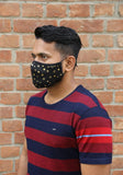 Printed Knit Fashion New Year Mask