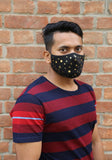 Printed Knit Fashion New Year Mask