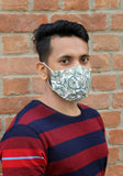 Cross-Stitch Breathable Woven Fashion Mask