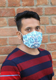 Cross-Stitch Breathable Woven Fashion Mask
