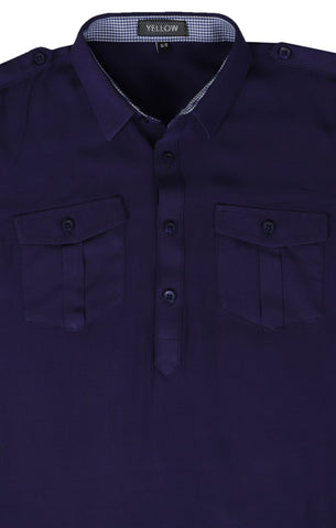 Boys' Contrast Detailing Kabli Set