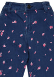 Floral Printed Junior Girls Denim Bottom