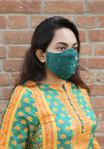 Embroidered Luxury Fashion Mask