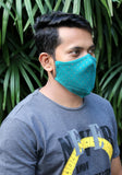Metallic Printed Knit Fashion Mask
