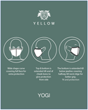 Printed Knit Fashion Mask Mustache Print