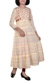 Printed With Embroidered Junior Girl's Ethnic Trail (10-15 Years Old)